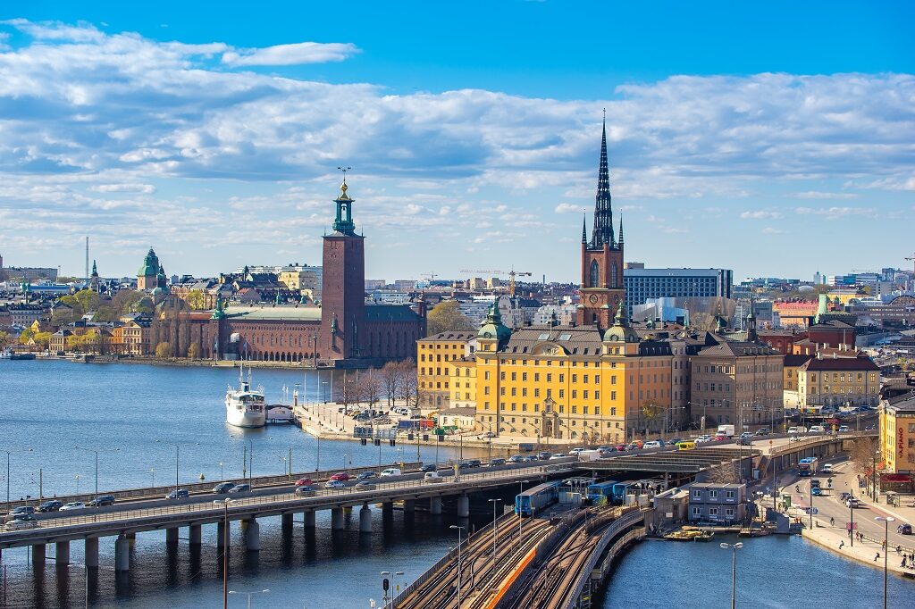 Stockholm Sweden, where flexible working and work-life balance is a priority. 